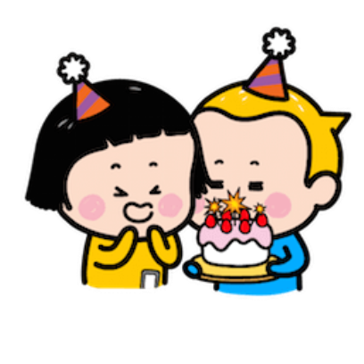 birthday sticker