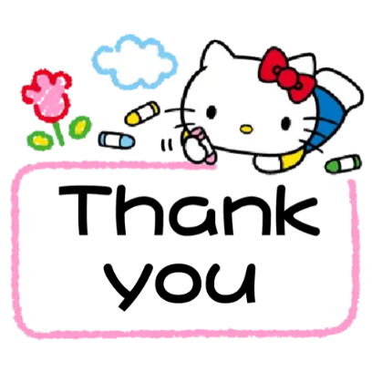 thank you sticker