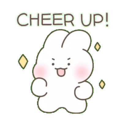cheer up sticker