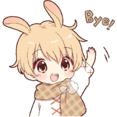 bye sticker