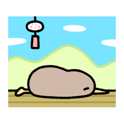 lazy sticker
