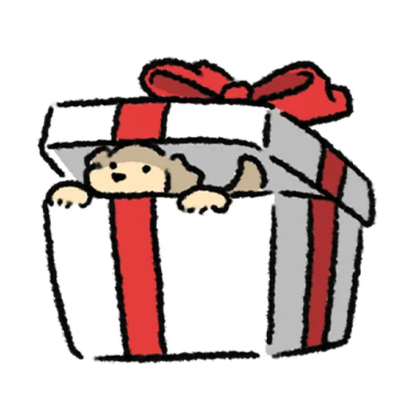Let's go! The Arctic Express Dog is departing! 14 sticker