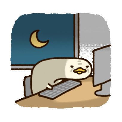 熬夜加班 sticker