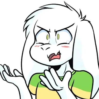 ASRIEL DREEMURR UNDERTALE 24 sticker