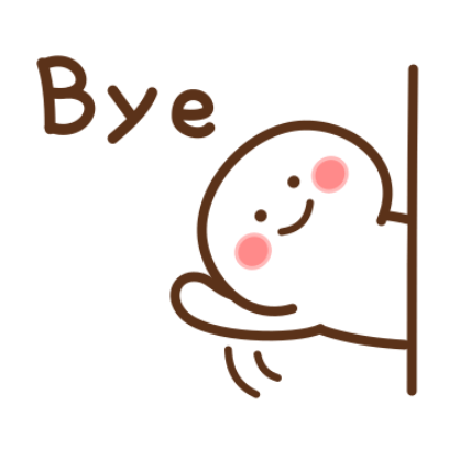 bye sticker