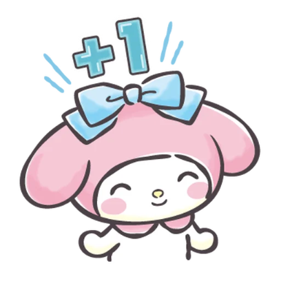 +1 sticker