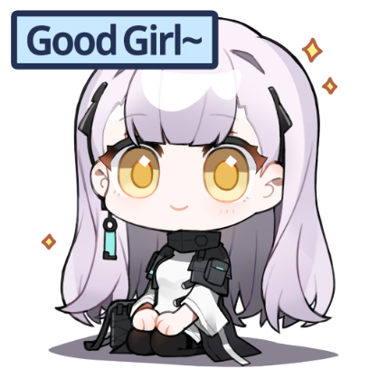 good girl sticker