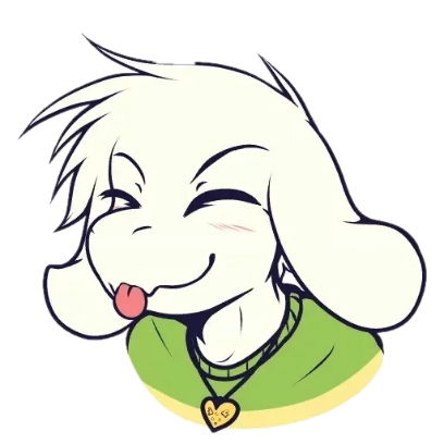ASRIEL DREEMURR UNDERTALE 4 sticker