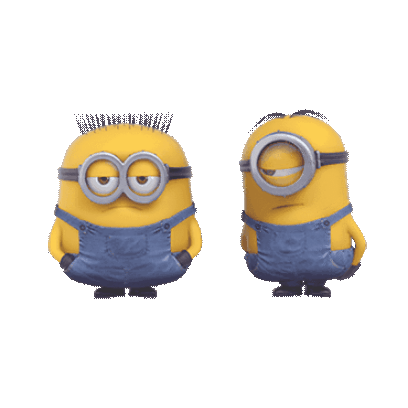 minions animtated 18 sticker