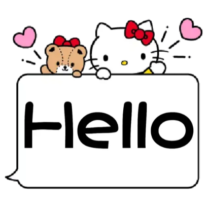 hello sticker