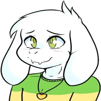 ASRIEL DREEMURR UNDERTALE 2 sticker