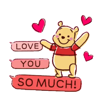 love you sticker