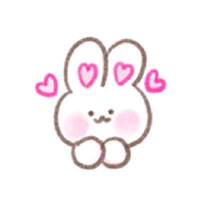 BUNNY IN-LOVE 1 sticker