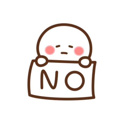 no sticker