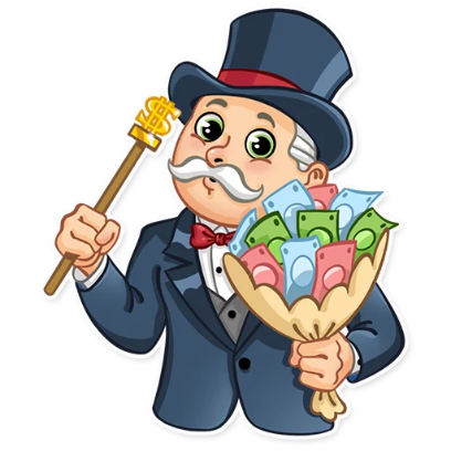 money flower sticker