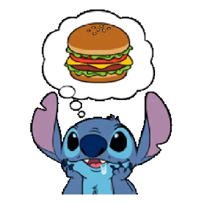 hungry sticker