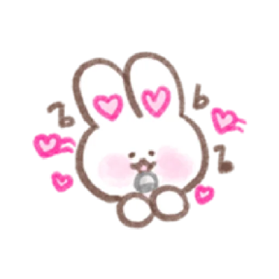 BUNNY IN-LOVE 28 sticker