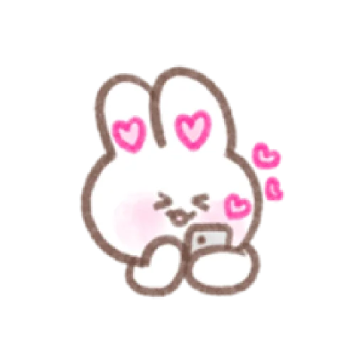 BUNNY IN-LOVE 23 sticker