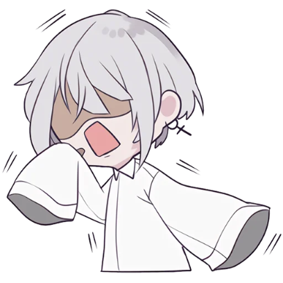 shocked sticker