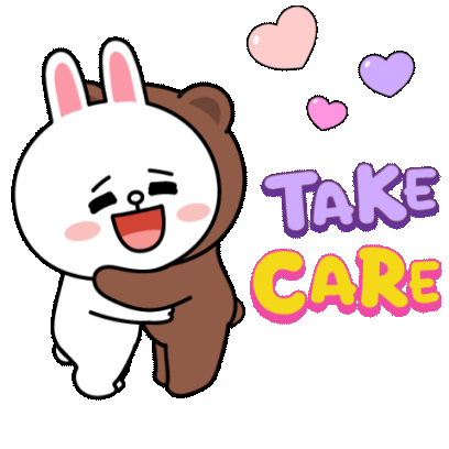 take care sticker