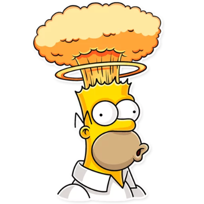 explode sticker