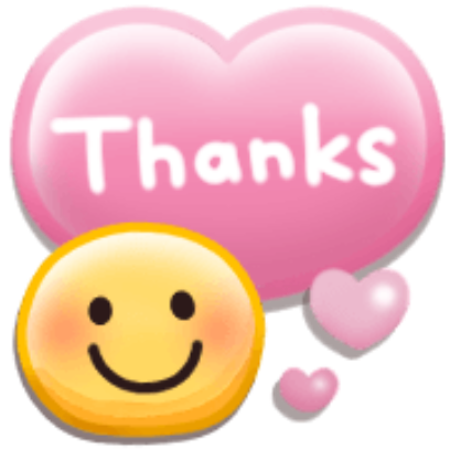 thanks sticker
