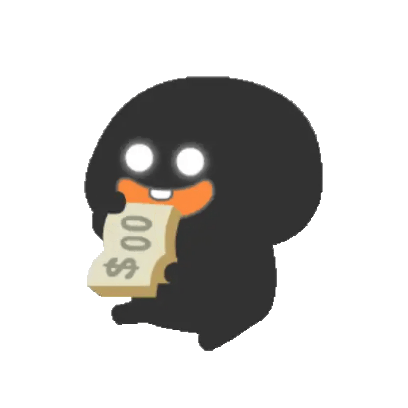数钱 sticker