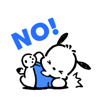 no! sticker