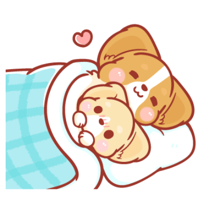 抱妳睡 sticker