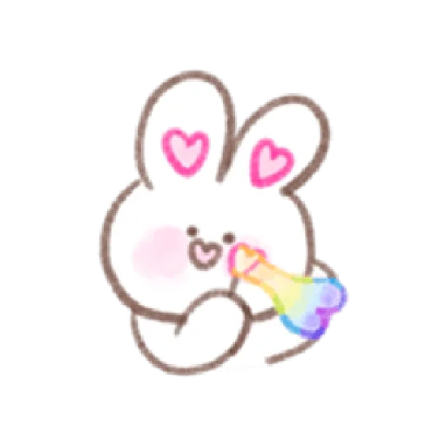 BUNNY IN-LOVE 7 sticker