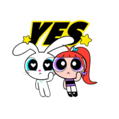 yes sticker