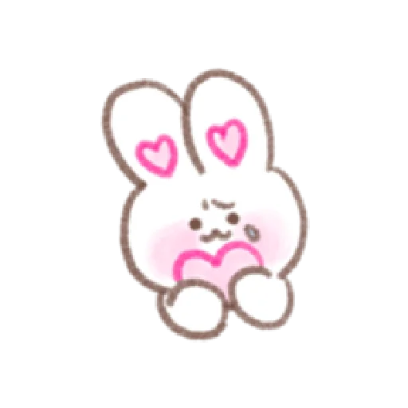BUNNY IN-LOVE 5 sticker