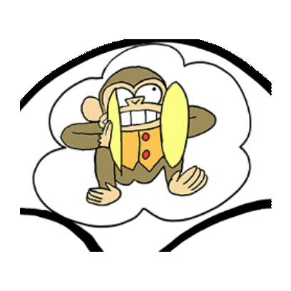 monkey sticker