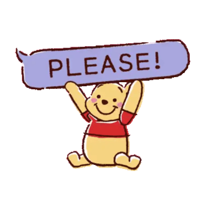 please! sticker