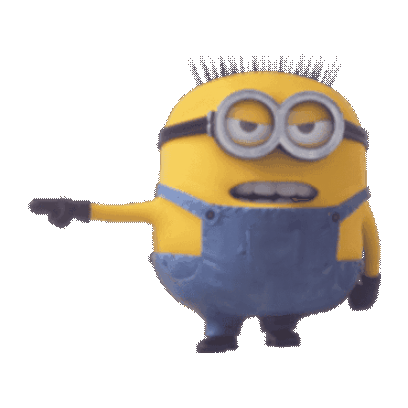 minions animtated 4 sticker