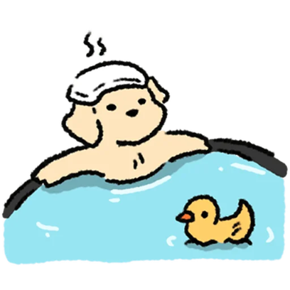 Let's go! The Arctic Express Dog is departing! 18 sticker