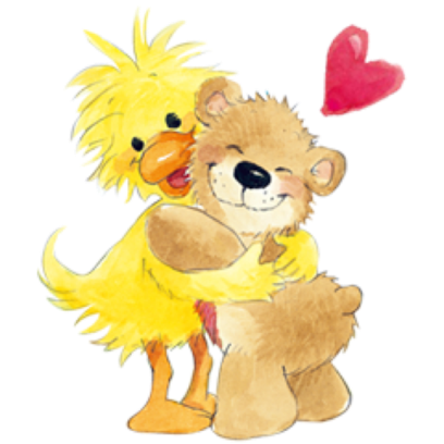 cuddle sticker