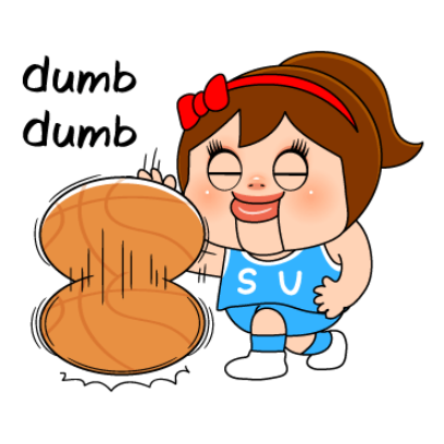 dumb dumb sticker