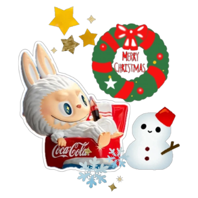 merry christmas sticker