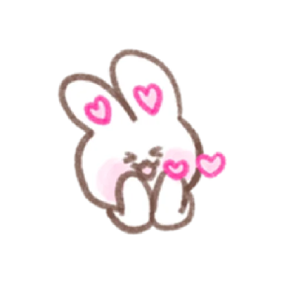 BUNNY IN-LOVE 31 sticker