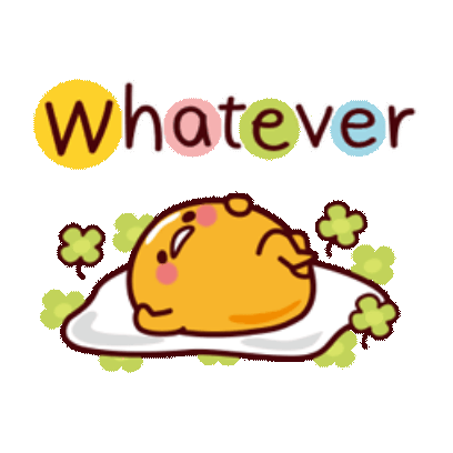 whatever sticker