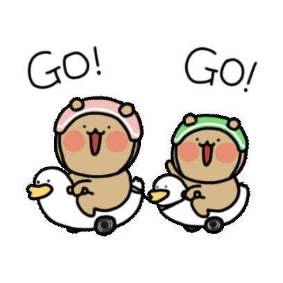 go! go! sticker