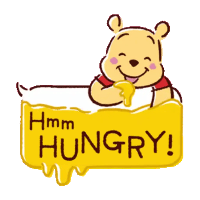 hungry sticker