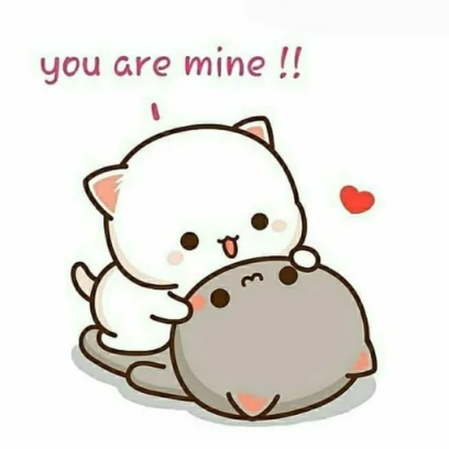 you are mine!! sticker
