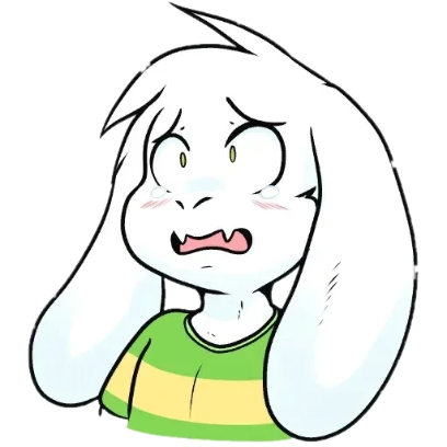 ASRIEL DREEMURR UNDERTALE 9 sticker