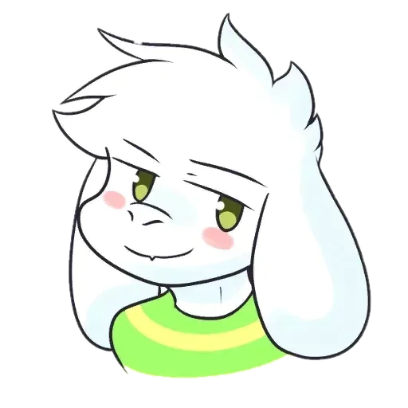 ASRIEL DREEMURR UNDERTALE 15 sticker