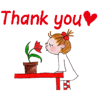 thank you sticker